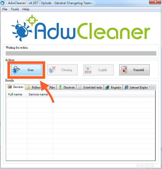 AdwCleaner 掃毒1