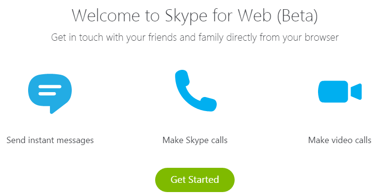 Skype網頁版web_