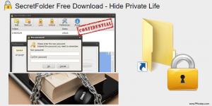 【下載/教學】SecretFolder 把檔案和資料夾隱藏、上鎖的軟體