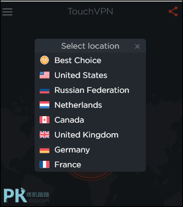 Touch-VPN瀏覽器跨區軟體推薦3