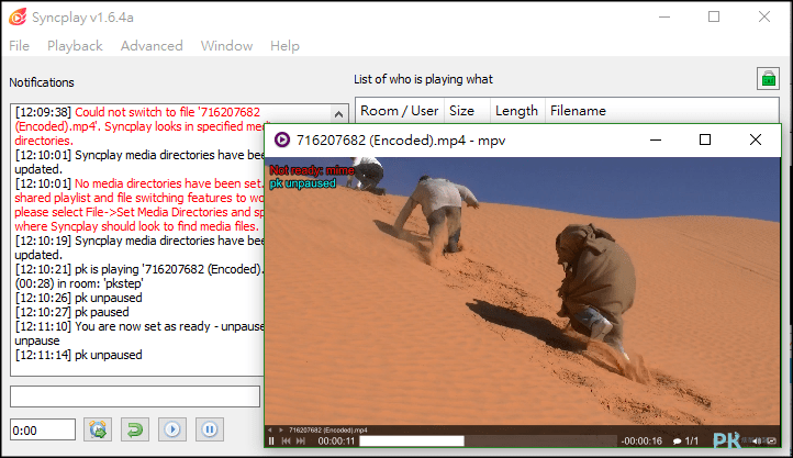 Syncplay同步看電影教學4