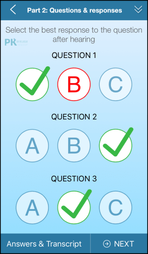 TOEIC新制多益聽力模擬考練習2App