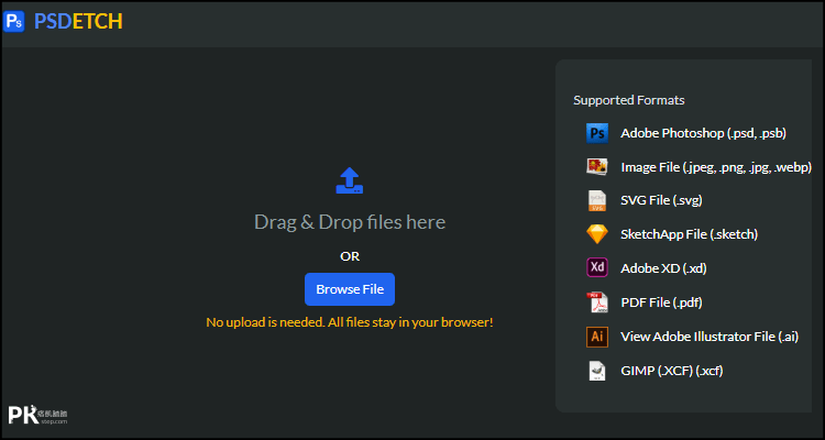 PSDETCH線上PSD檢視器2