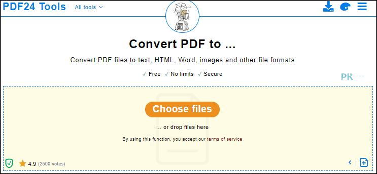 線上PDF轉Word1