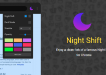Night Shift過濾藍光器，根據日出日落自動調整螢幕光線（Chrome網頁版）。
