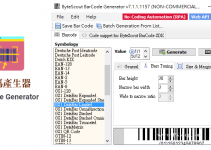 BarCode Generator免費的條碼製作軟體，批次產生大量的一維/二維條碼，可自訂樣式和字體。（Windows）