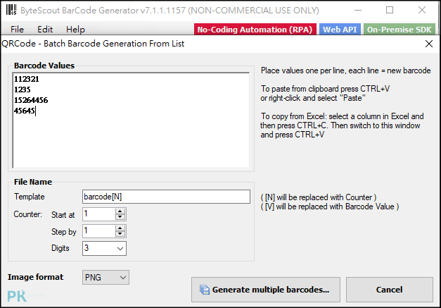 BarCode-Generator免費的條碼產生器5