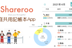 Shareroo家庭共用記帳App，多人一起記錄每日收支、AA制花費分配，免費財務管理好幫手。（iOS）
