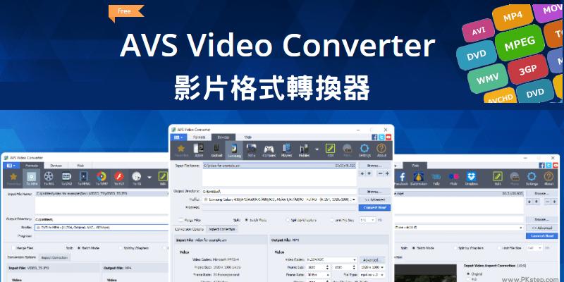 AVS-Video-Converter影片批次轉檔軟體