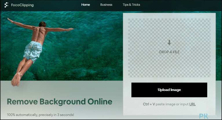 FocoClipping線上圖片去背工具1