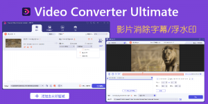 Video Converter Ultimate 影片消除字幕教學，強力刪除浮水印