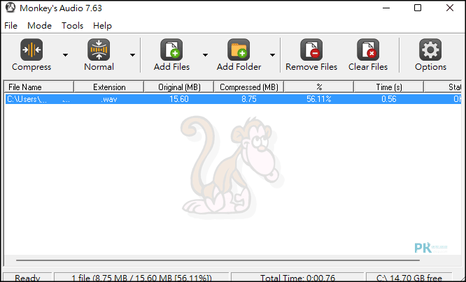 Monkeys-Audio免費的無失真音樂壓縮軟體2