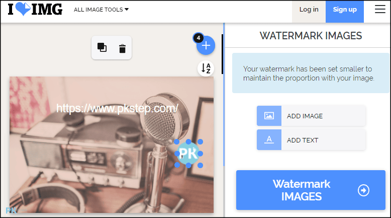 Watermark-Image線上圖片批次加入浮水印4