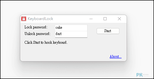 KeyboardLock鍵盤和滑鼠封鎖工具1