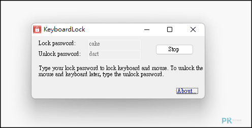 KeyboardLock鍵盤和滑鼠封鎖工具2