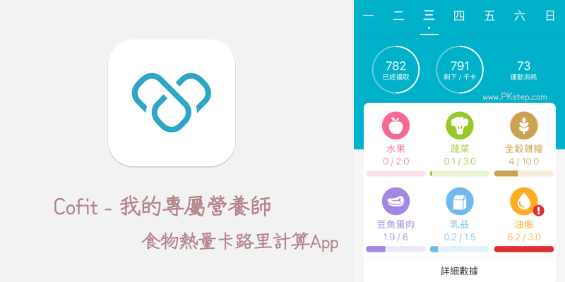 COFIT我的專屬營養師App