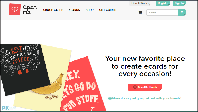 OpenMe-線上製作電子賀卡1