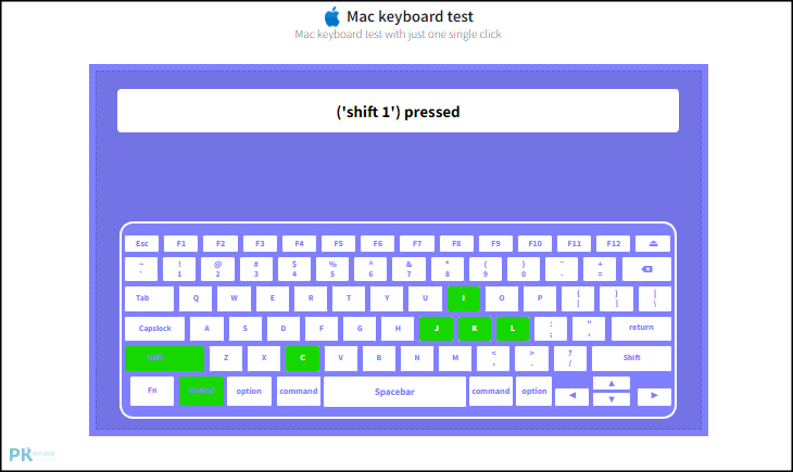 線上鍵盤測試工具1