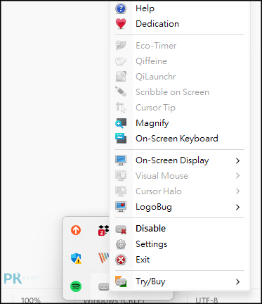 QiPress顯示螢幕鍵盤滑鼠操作1
