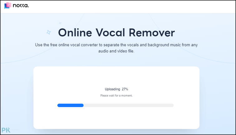 notta-AI-Online-Vocal-Remover線上去除音樂人聲2