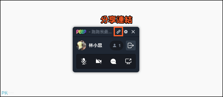 Peep即時電腦螢幕分享的免費軟體3