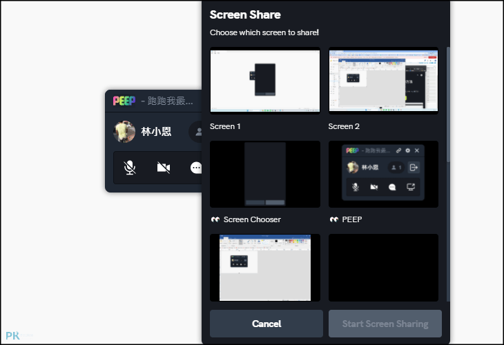 Peep即時電腦螢幕分享的免費軟體43