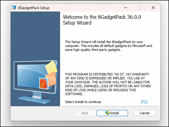 8GadgetPack電腦桌面小工具1