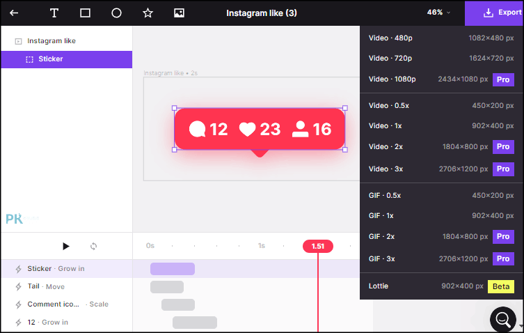 Jitter免費影片動畫模板5