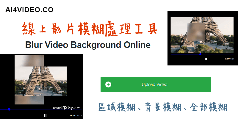 Ai4video影片模糊處理工具