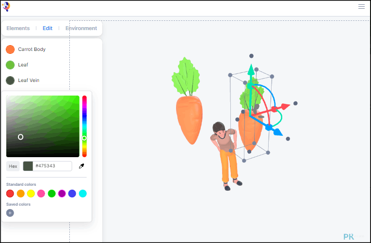 Pixcap免費3D圖片編輯器3