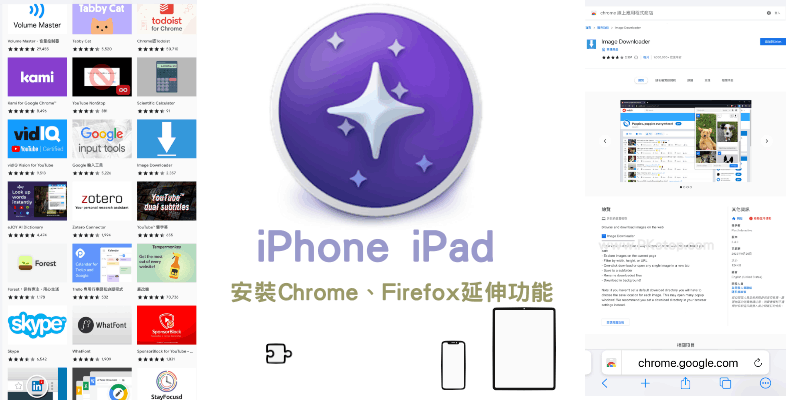 iPhone安裝Chrome外掛