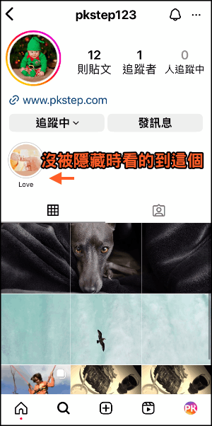 IG隱藏限時動態教學7